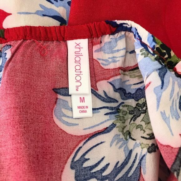 Xhilaration tropical print rompers - Picture 7 of 8